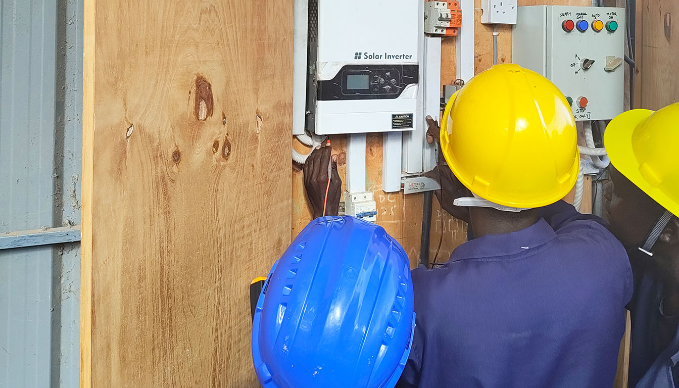 Professional electrical installation